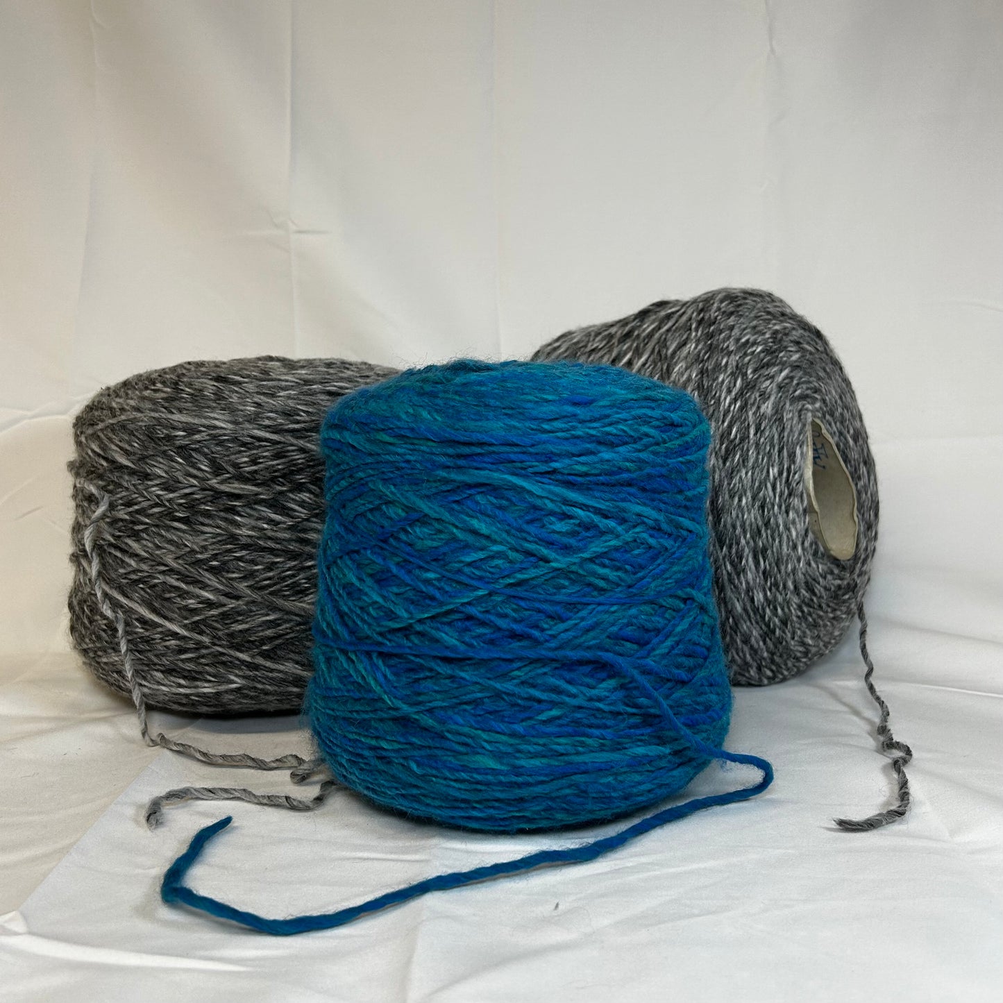 BOXES OF STOCK YARNS FOR CLOTHING